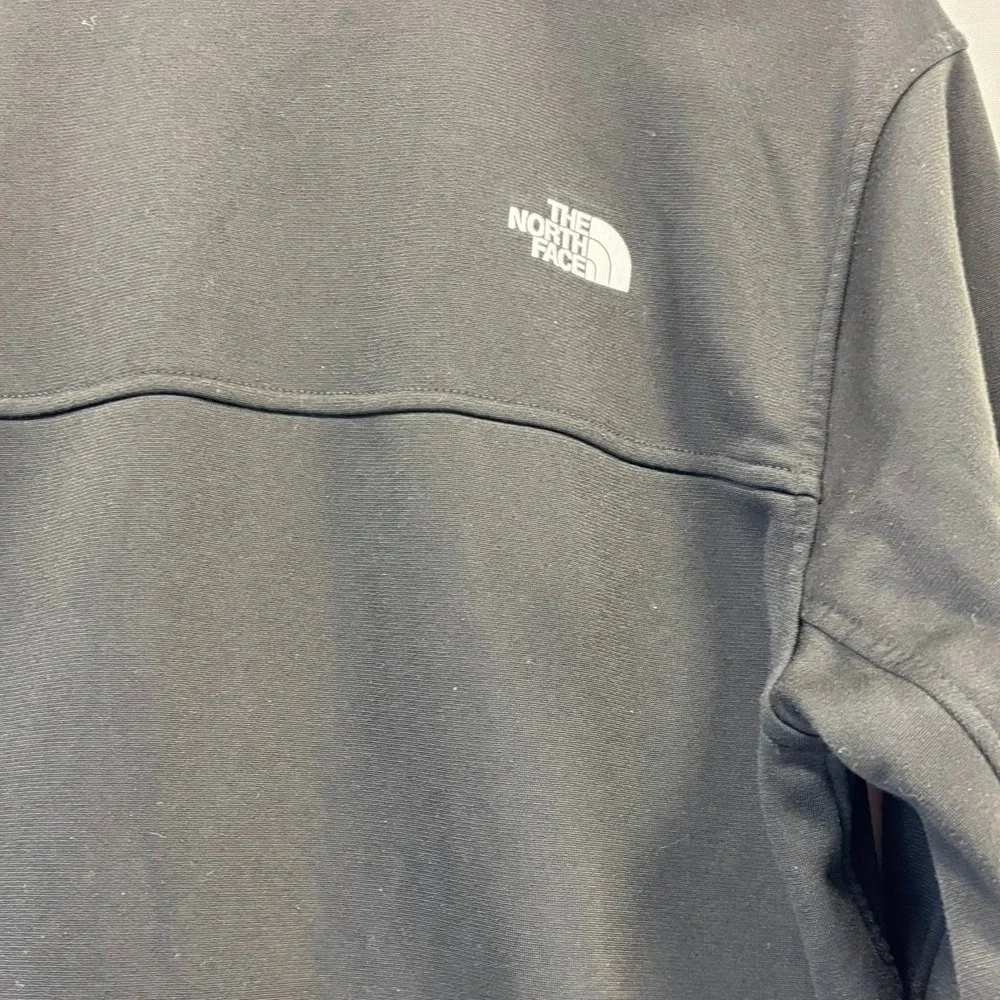 The North Face Full Zip Softshell Jacket Mens Medium Black Casual Athleisure